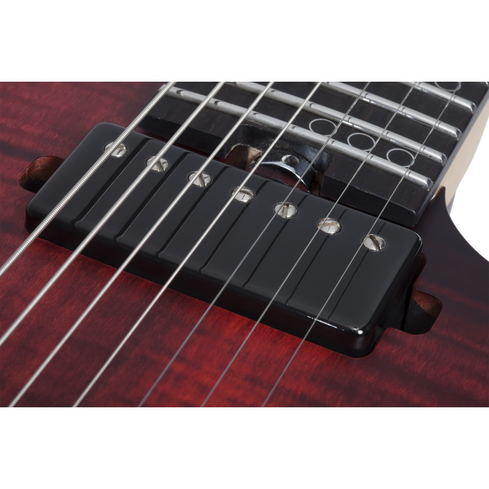 Schecter Sunset-7 Extreme Scarlet Burst