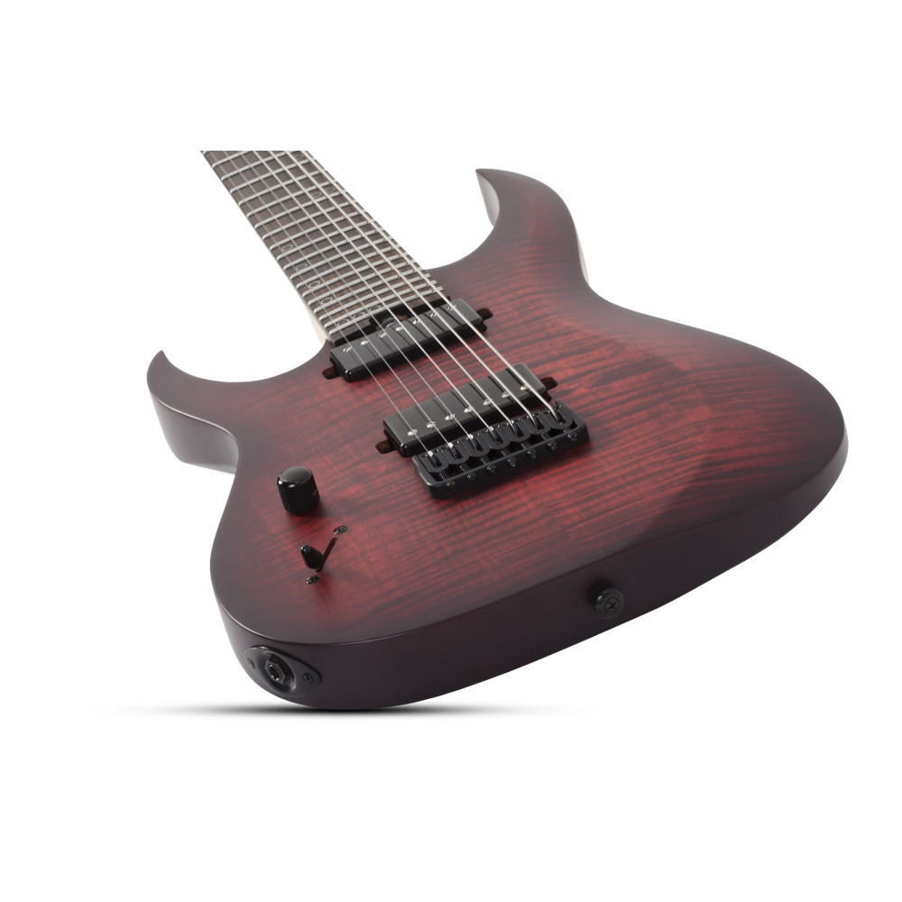 Schecter Sunset-7 Extreme LH Scarlet Burst