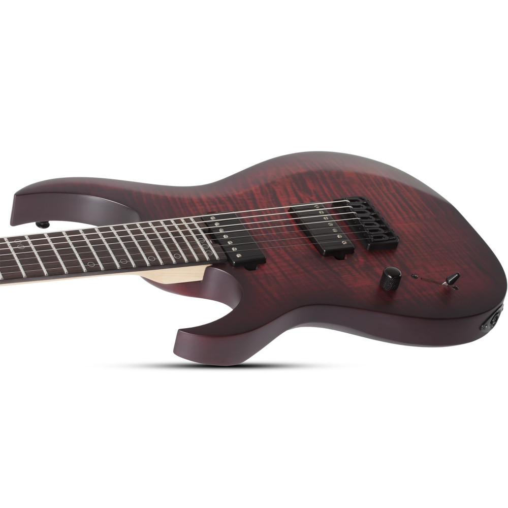Schecter Sunset-7 Extreme LH Scarlet Burst