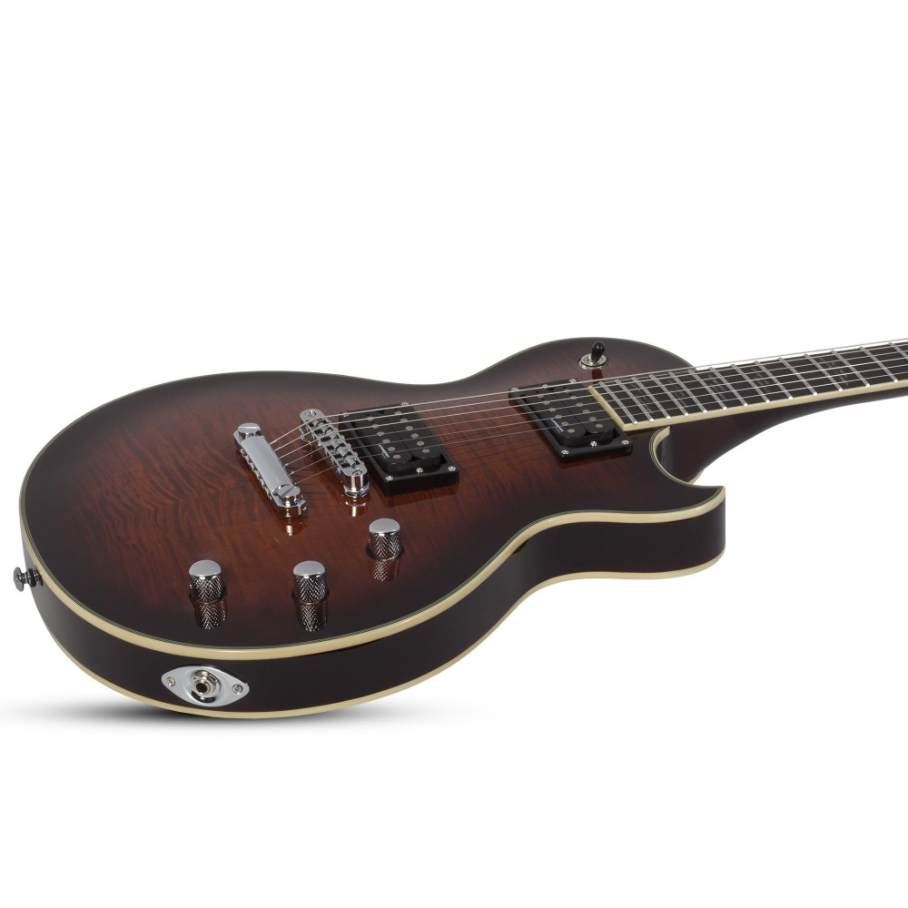 Schecter Solo-II Supreme Cat's Eye Black Burst