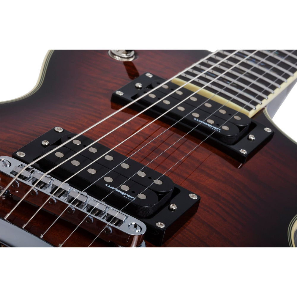 Schecter Solo-II Supreme Cat's Eye Black Burst