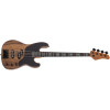 Schecter Model-T 4 Exotic Black Limba Natural Satin