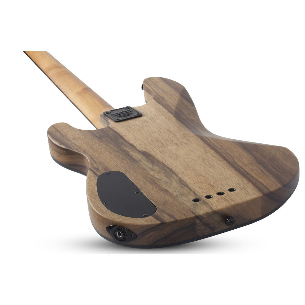 Schecter Model-T 4 Exotic Black Limba Natural Satin