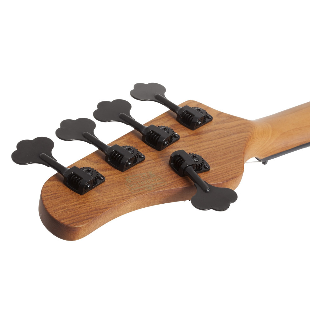 Schecter Model-T 5 Exotic Black Limba Natural Satin