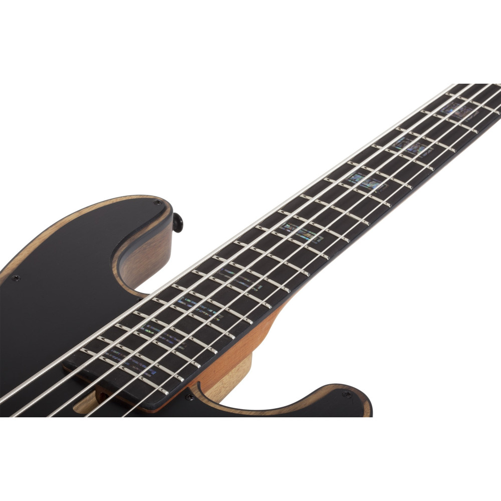 Schecter Model-T 5 Exotic Black Limba Natural Satin