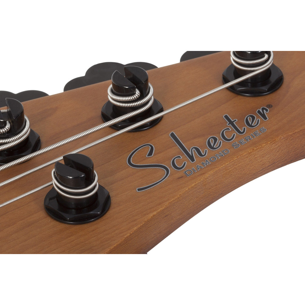 Schecter Model-T 5 Exotic Black Limba Natural Satin