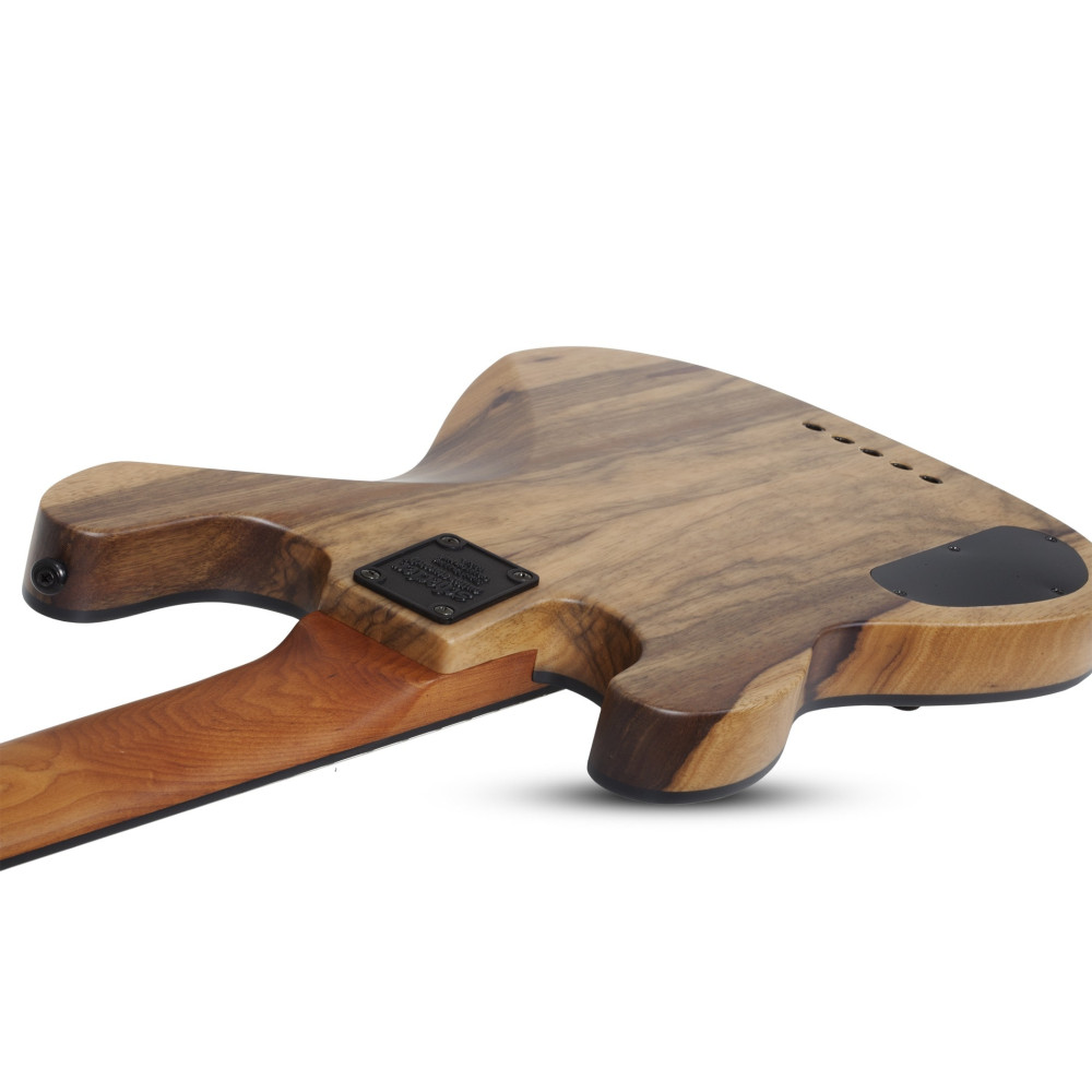 Schecter Model-T 5 Exotic Black Limba Natural Satin