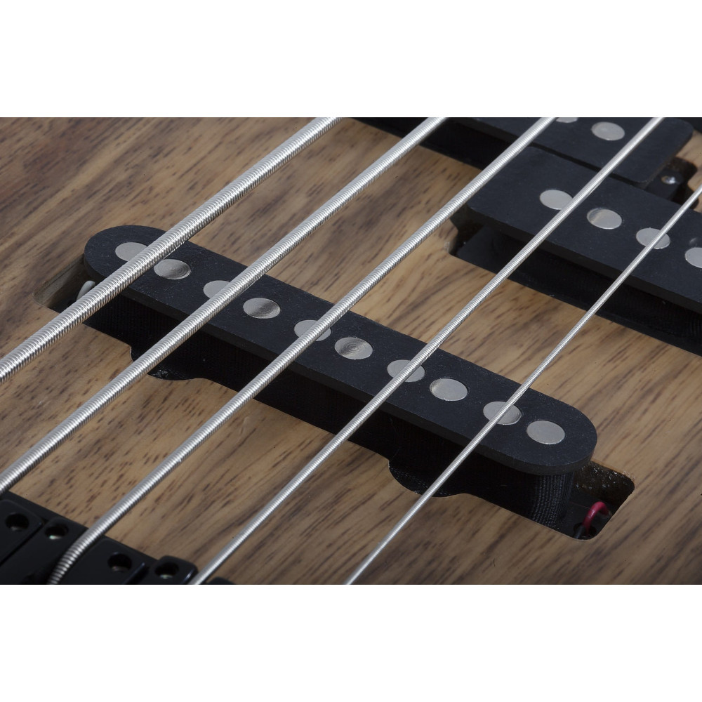 Schecter Model-T 5 Exotic Black Limba Natural Satin