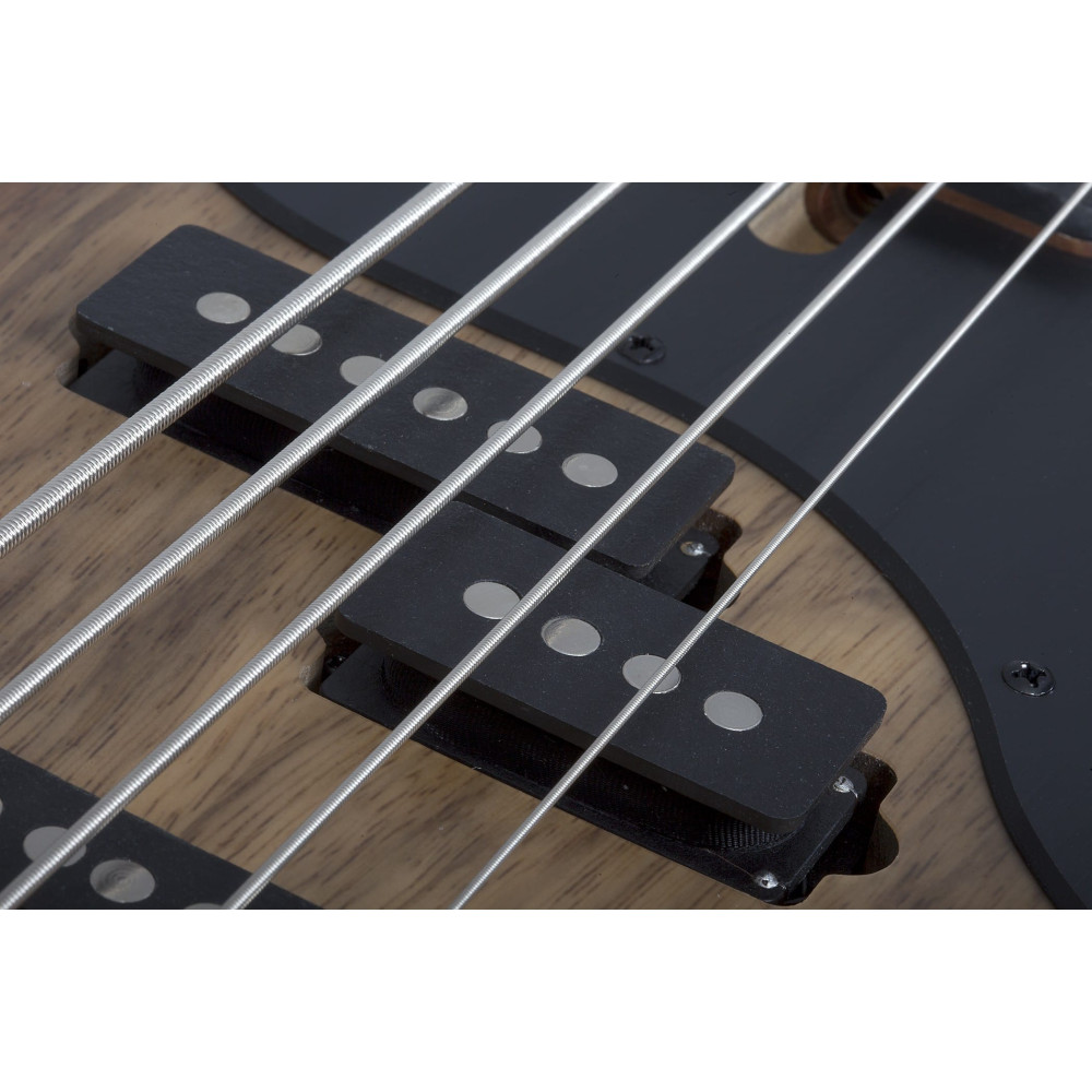 Schecter Model-T 5 Exotic Black Limba Natural Satin