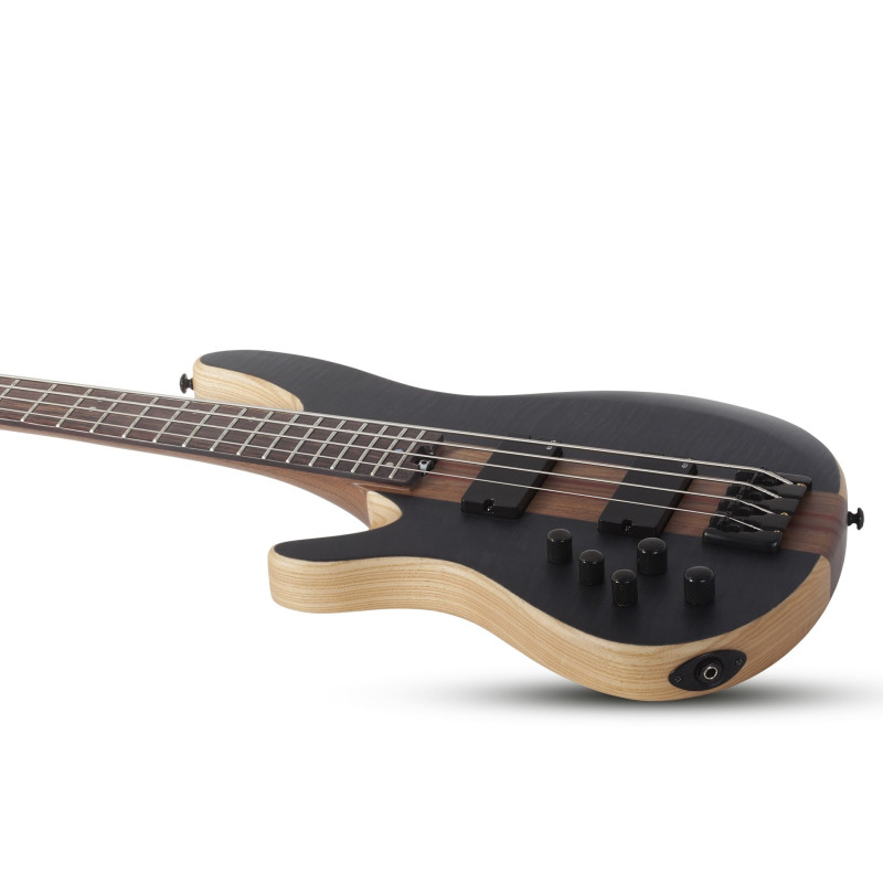 Schecter Charles Berthoud CB-4 LH See Thru Black Satin