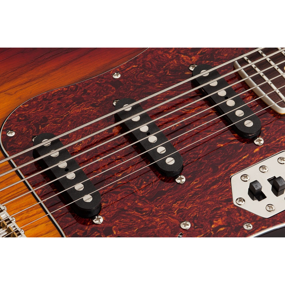 Schecter Hellcat-VI 3-Tone Sunburst Pearl (3TSBP)