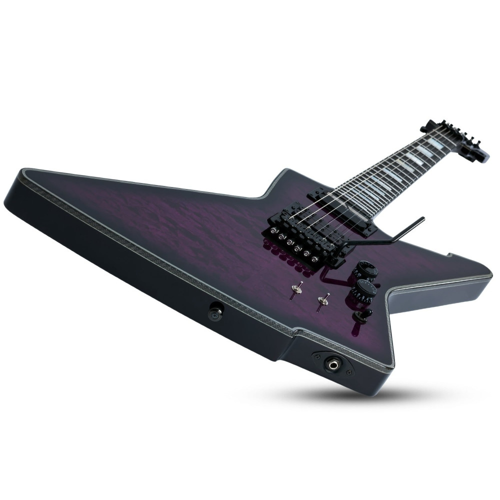 Schecter E-1 FR S LH Trans Purple Burst