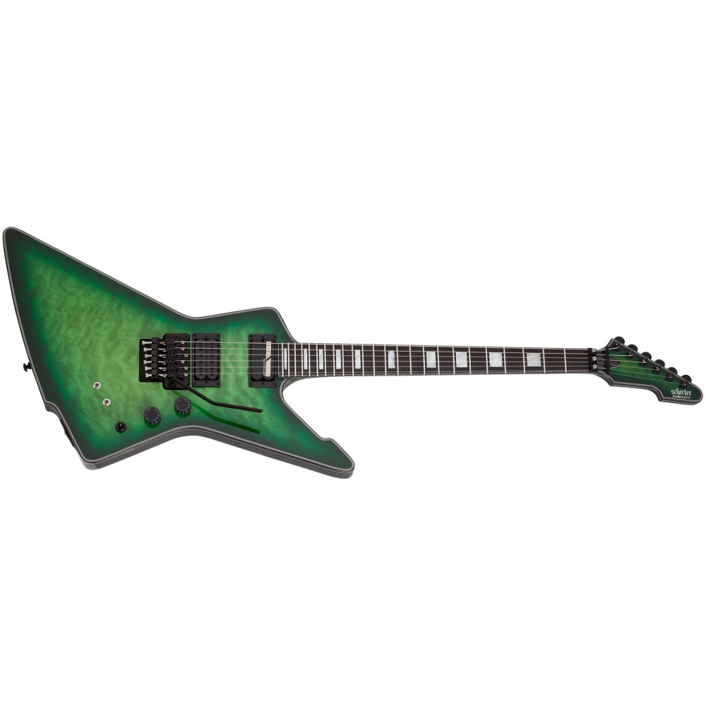 Schecter E-1 FR S Special Edition Green Burst