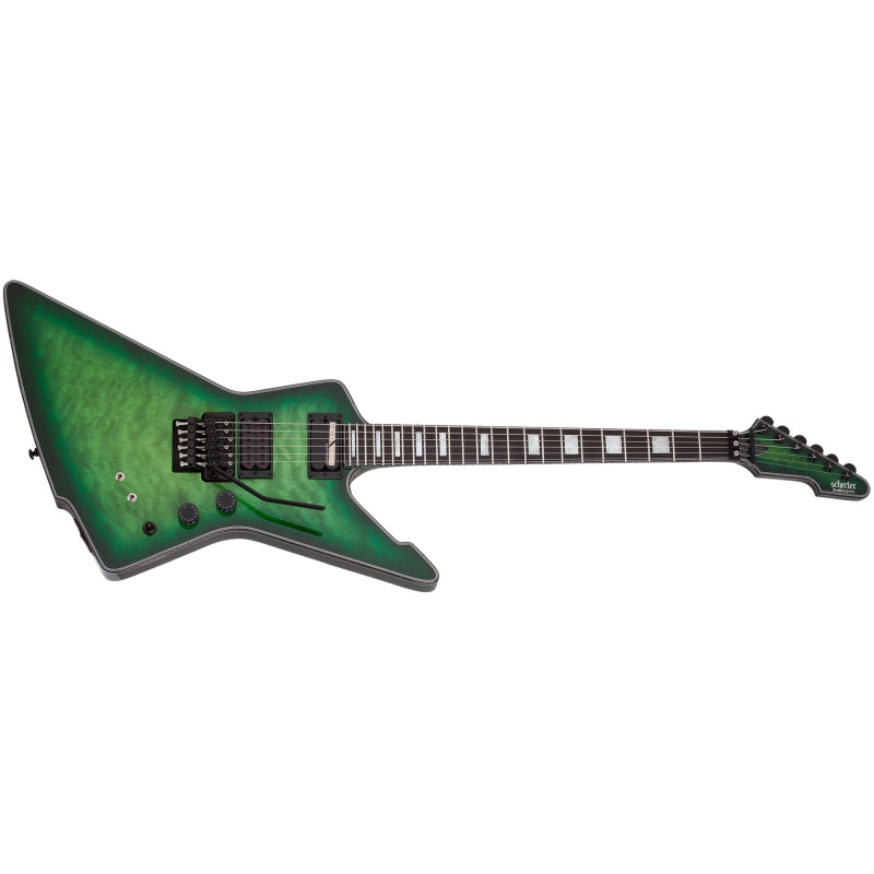 Schecter E-1 FR S Special Edition Green Burst