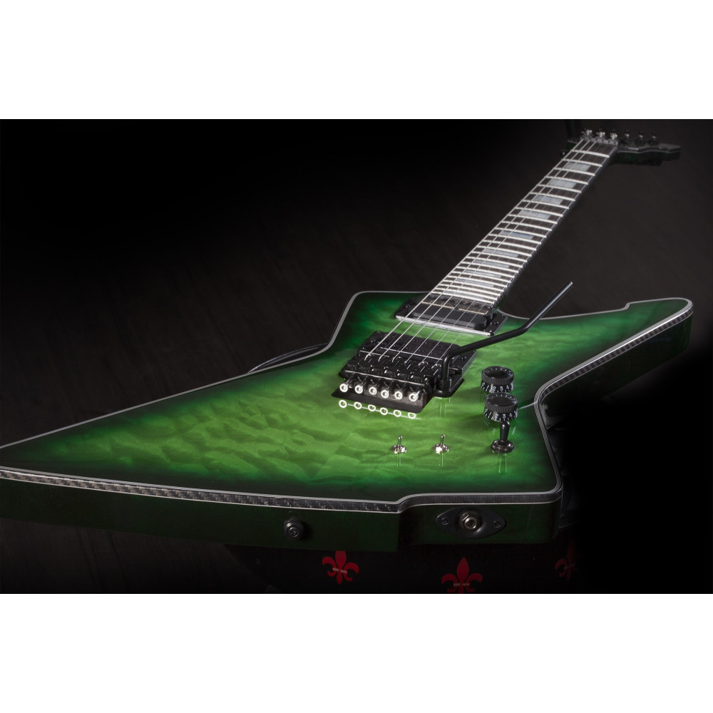 Schecter E-1 FR S Special Edition Green Burst