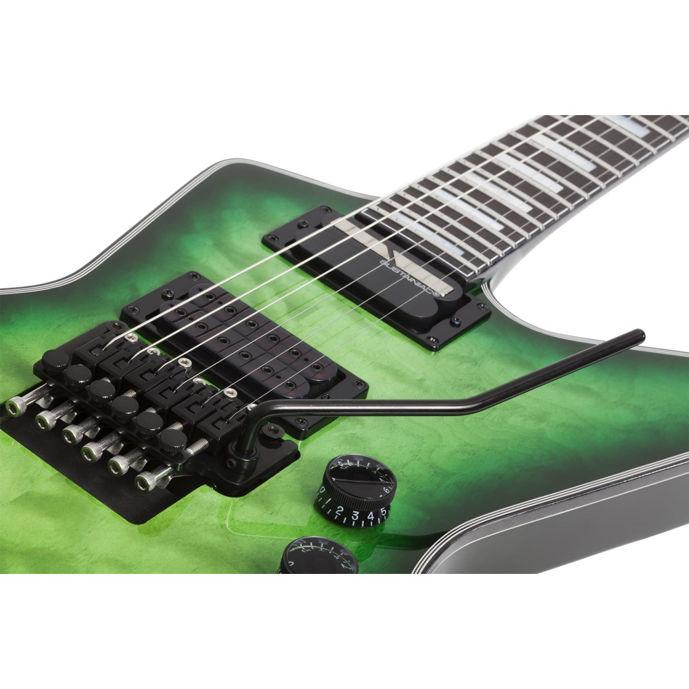 Schecter E-1 FR S Special Edition Green Burst