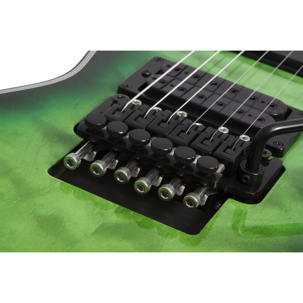 Schecter E-1 FR S Special Edition Green Burst