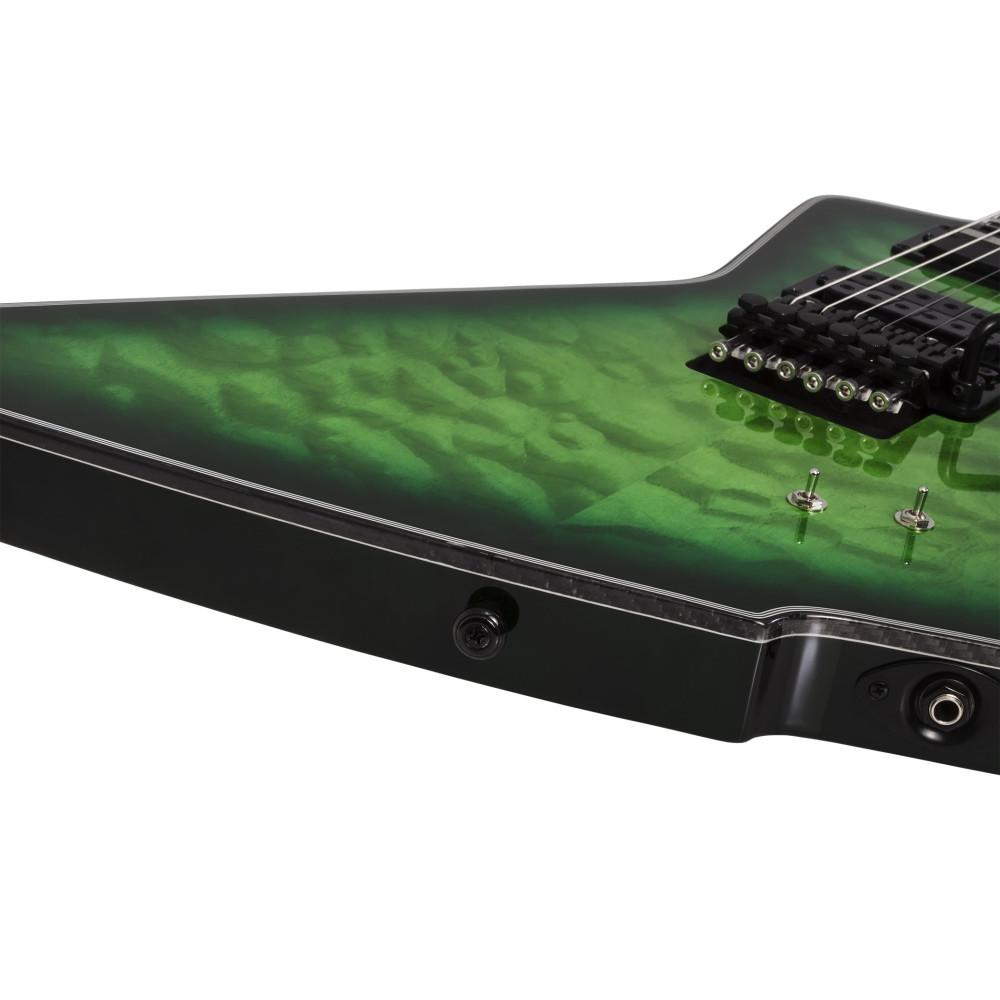 Schecter E-1 FR S Special Edition Green Burst