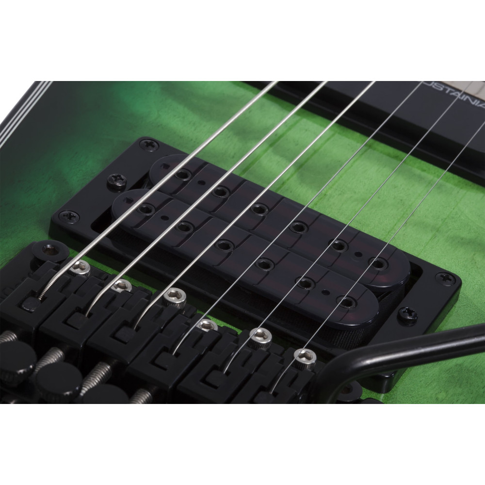 Schecter E-1 FR S Special Edition Green Burst