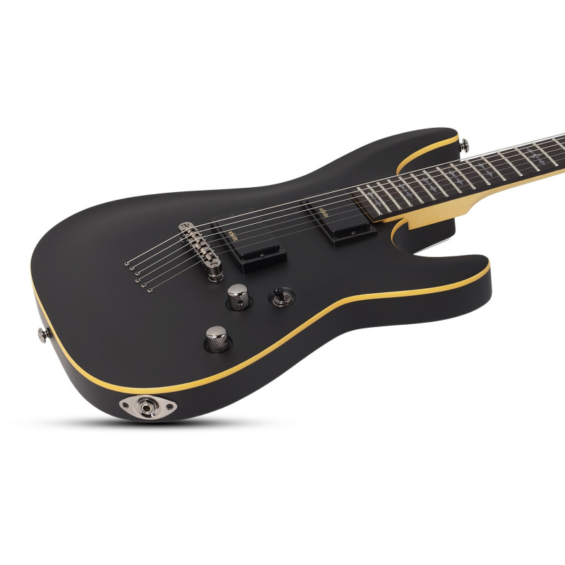 Schecter Demon-6 Aged Black Satin