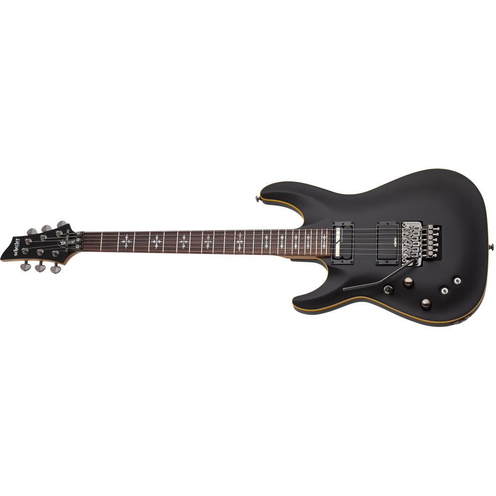 Schecter Demon-6 FR-S LH Aged Black Satin