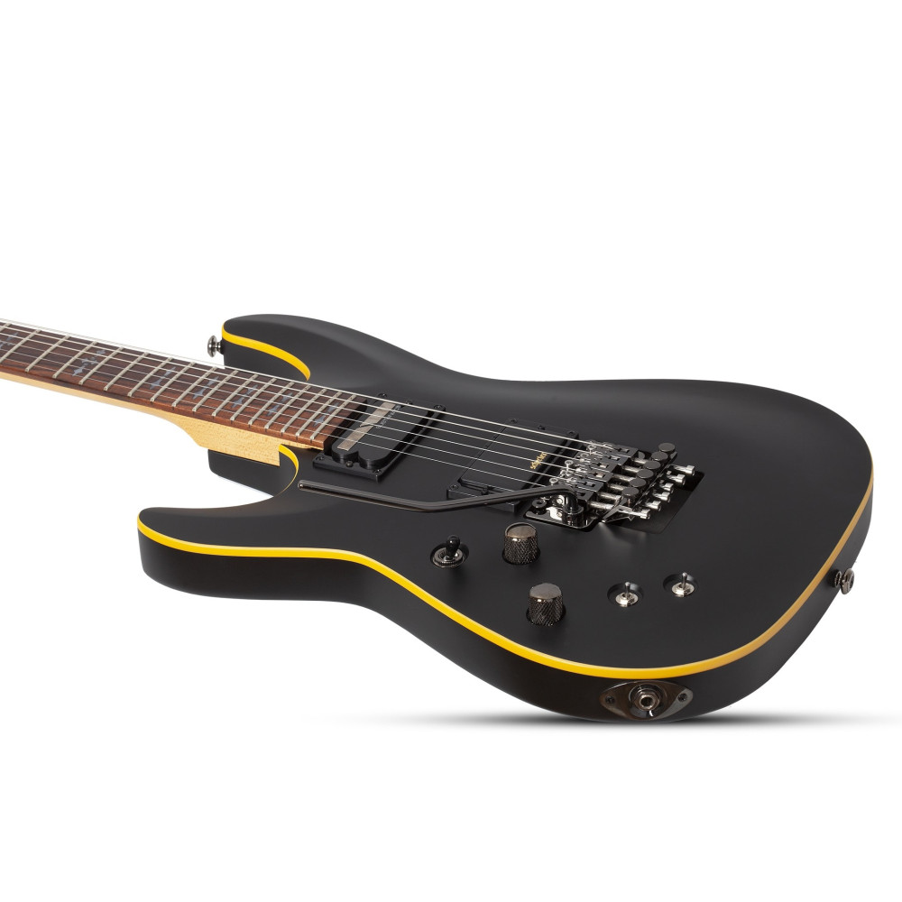 Schecter Demon-6 FR-S LH Aged Black Satin