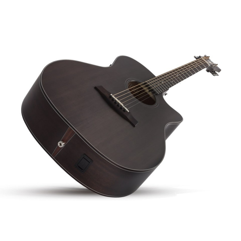 Schecter Orleans Studio Acoustic Satin See Thru Black