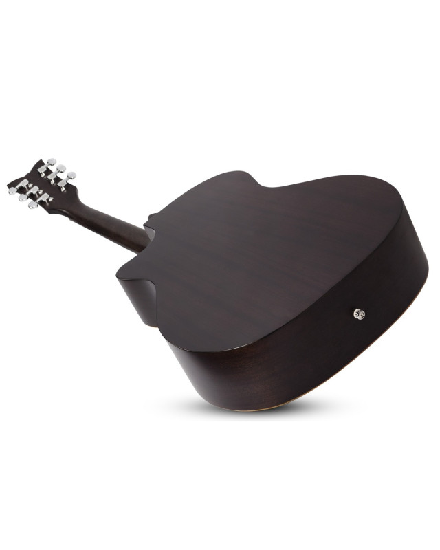 Schecter SCH.3716 Deluxe Acoustic Guitar Satin See Thru Black