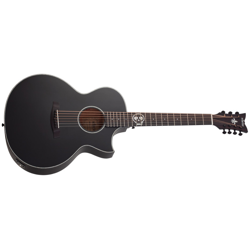 Schecter Regulo Caro-7 Acoustic Satin Black