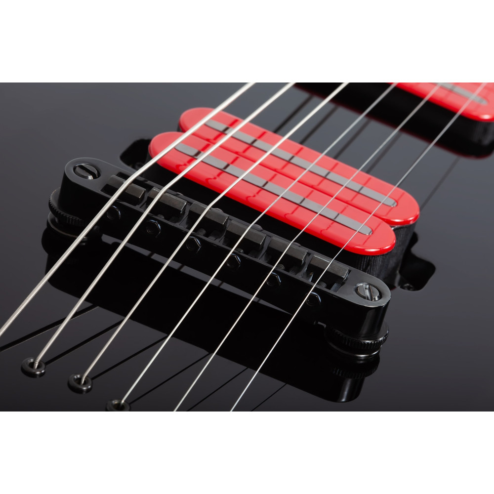 Schecter Sunset-6 Red Dawn Gloss Black
