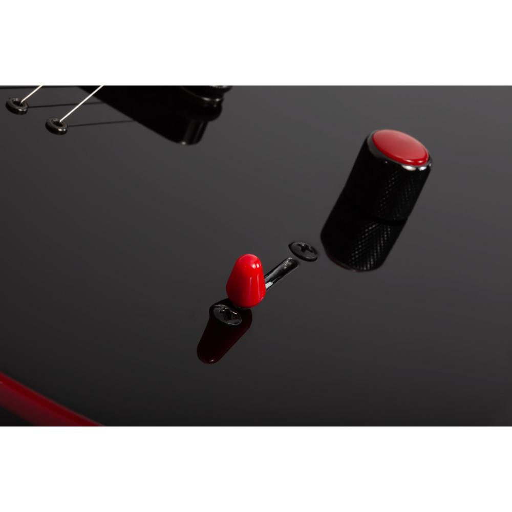 Schecter Sunset-6 Red Dawn Gloss Black