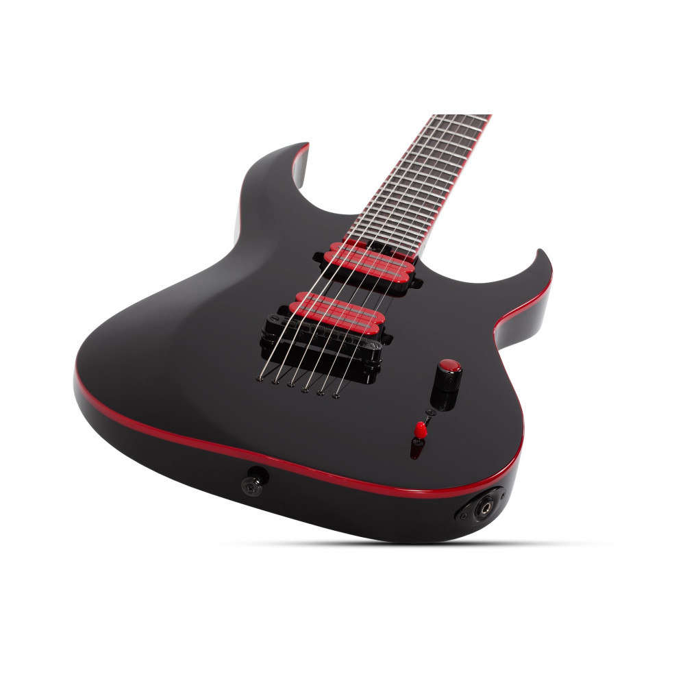 Schecter Sunset-6 Red Dawn Gloss Black
