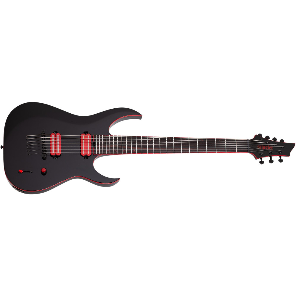 Schecter Sunset-7 Red Dawn Gloss Black