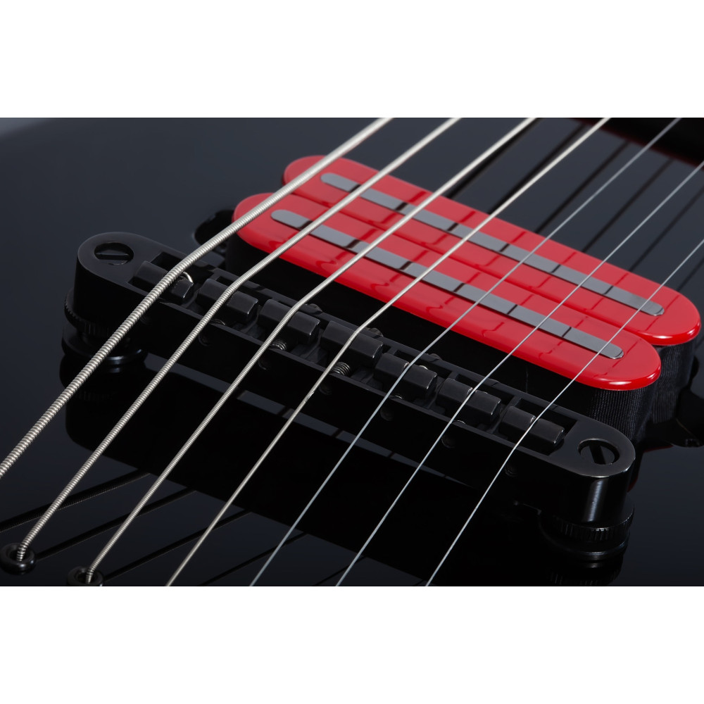 Schecter Sunset-7 Red Dawn Gloss Black