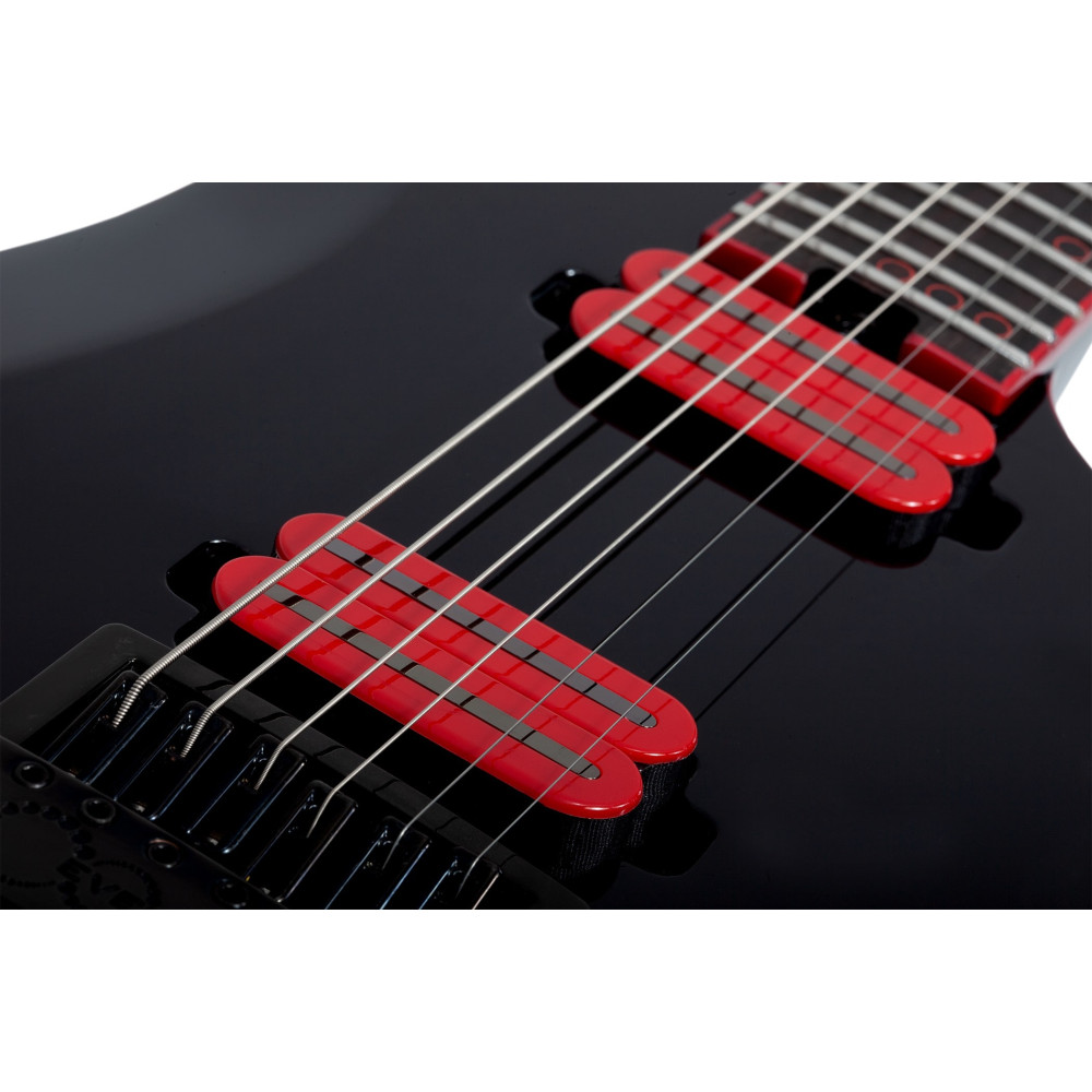 Schecter Sunset-6 ET EX Red Dawn Gloss Black