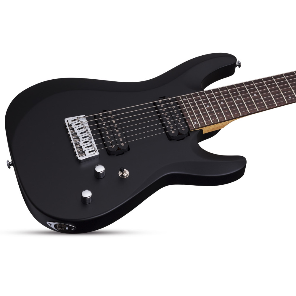 Schecter C-8 Deluxe Satin Black (SBK)