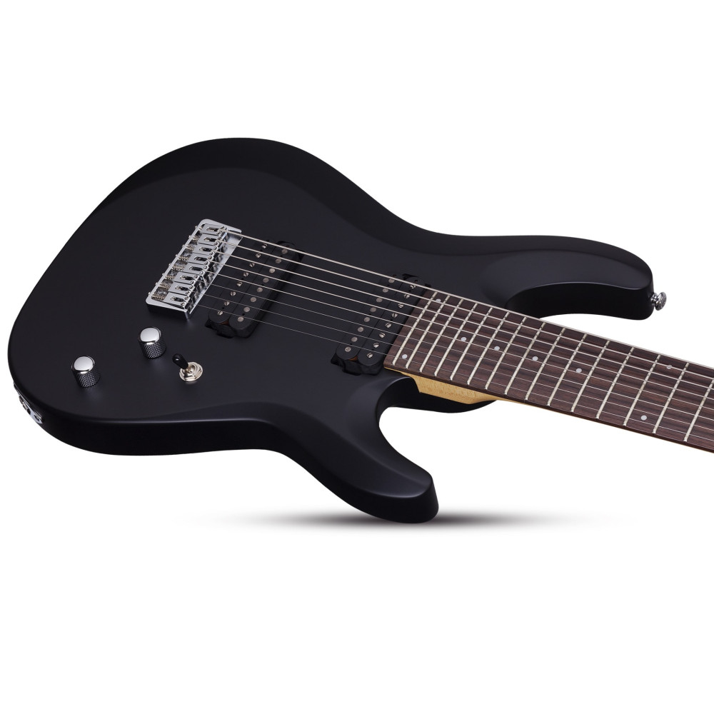 Schecter C-8 Deluxe Satin Black (SBK)