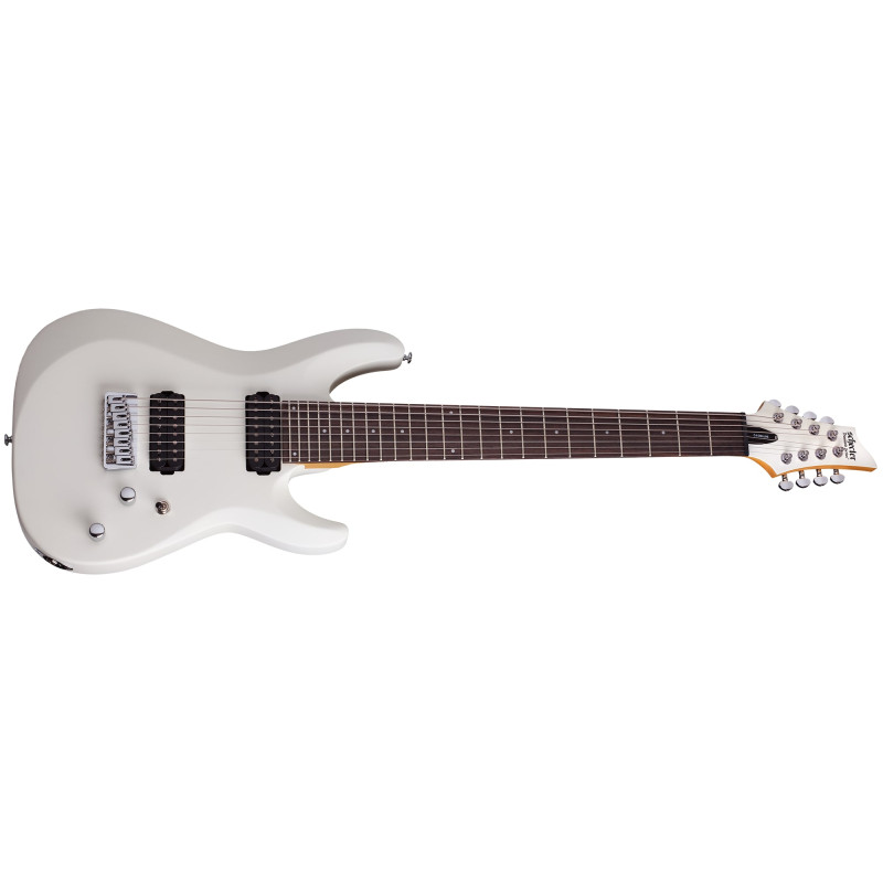 Schecter C-8 Deluxe Satin White (SWHT)