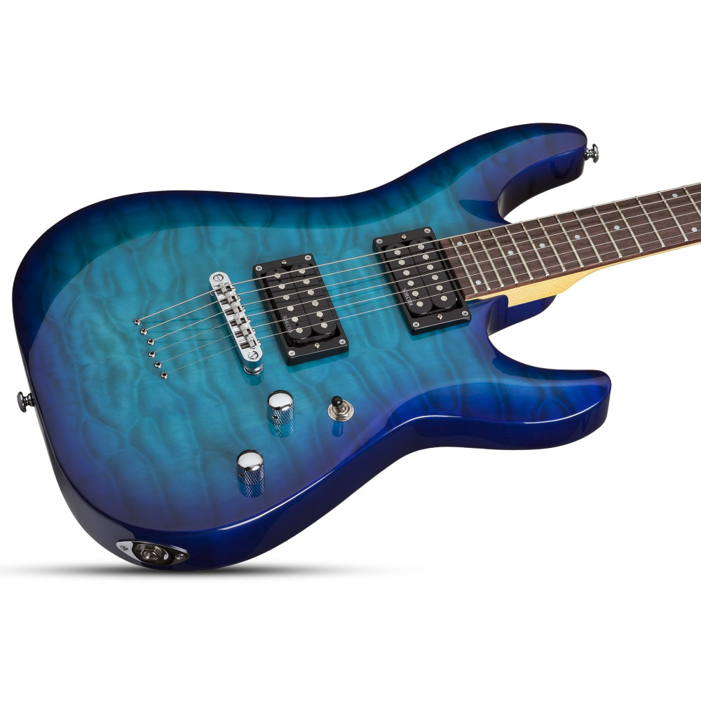 Schecter C-6 Plus Ocean Blue Burst