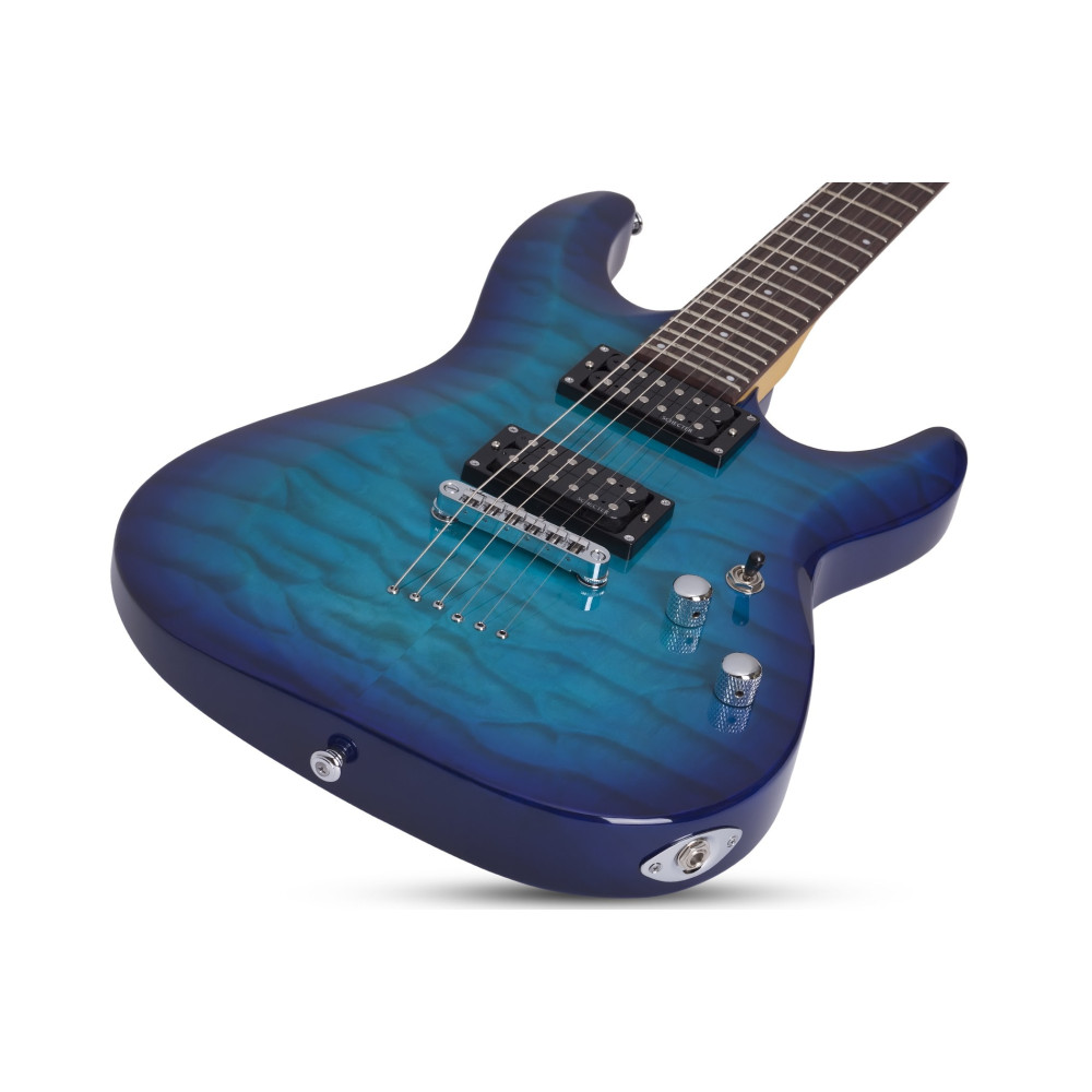 Schecter C-6 Plus Ocean Blue Burst