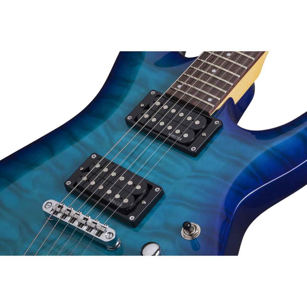 Schecter C-6 Plus Ocean Blue Burst