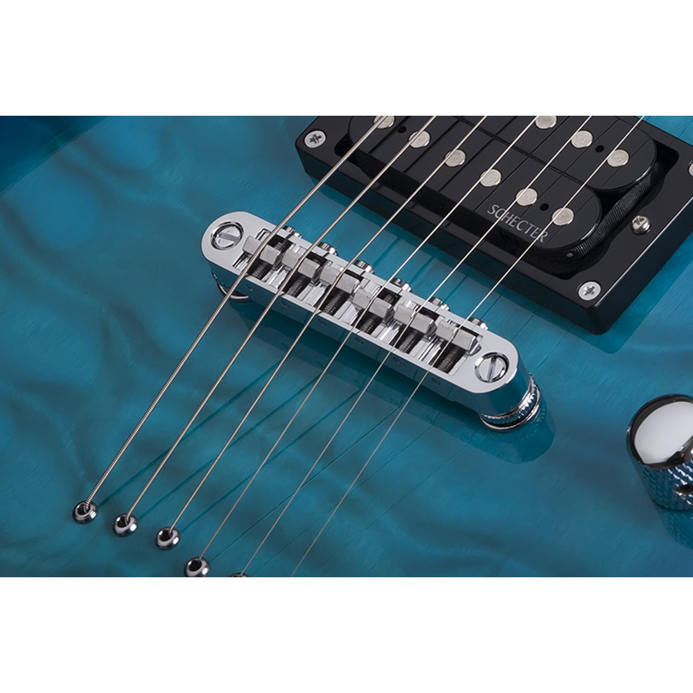 Schecter C-6 Plus Ocean Blue Burst