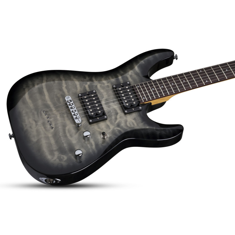 Schecter C-6 Plus Charcoal Burst