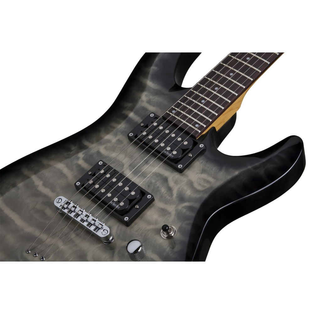 Schecter C-6 Plus Charcoal Burst
