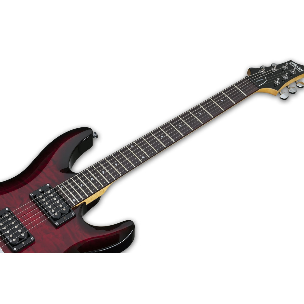 Schecter C-6 Plus See-Thru Cherry Burst