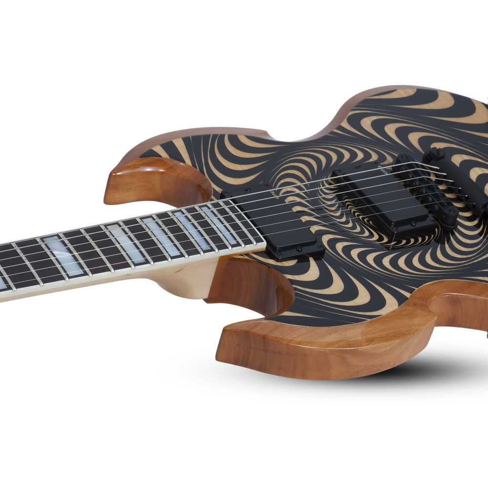 Schecter Barbarian Psychic Bullseye Rawtop LH Psychic Bullseye Rawtop