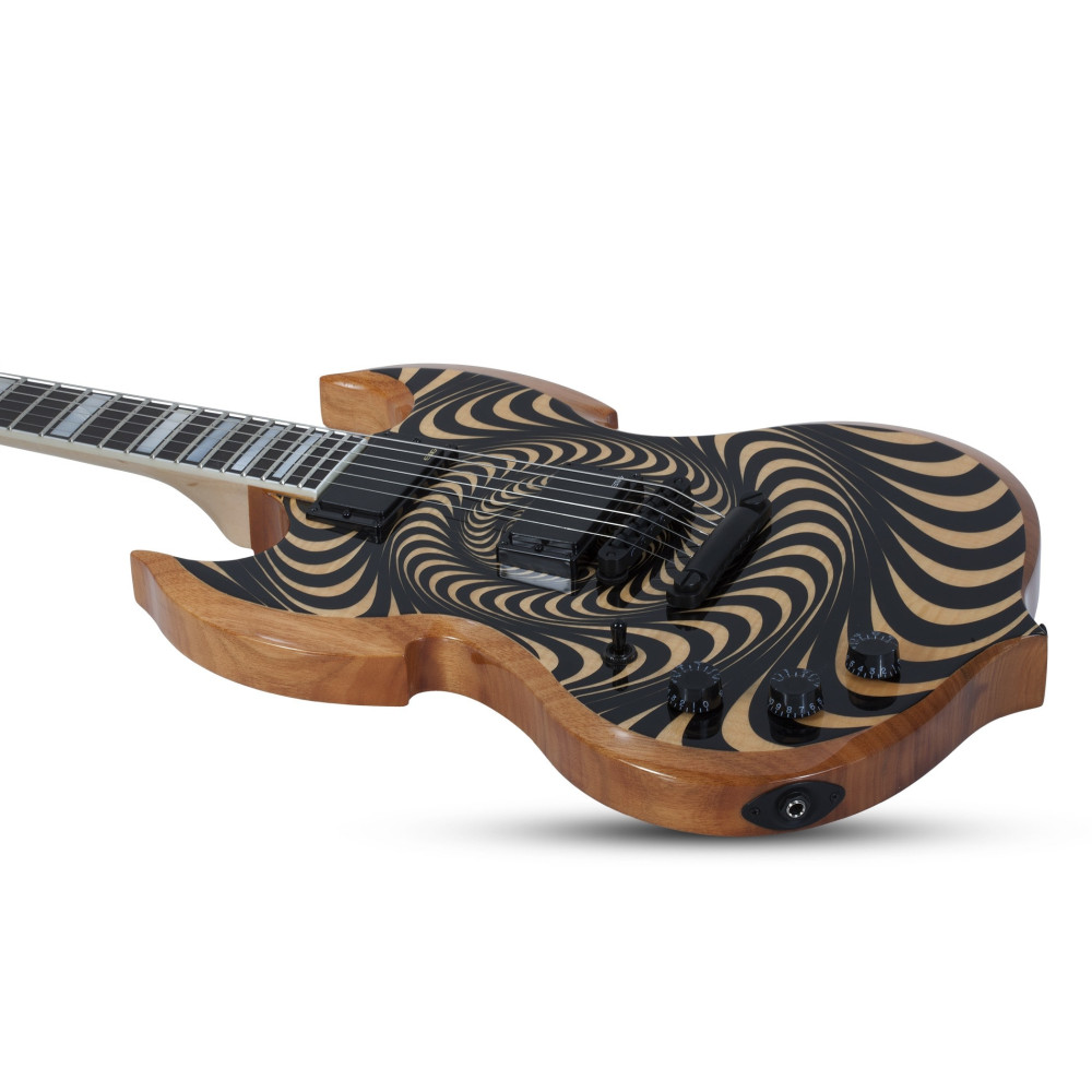 Schecter Barbarian Psychic Bullseye Rawtop LH Psychic Bullseye Rawtop