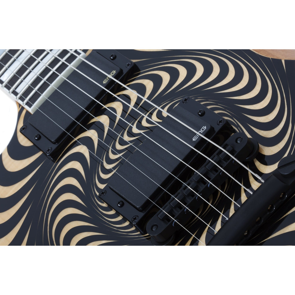 Schecter Barbarian Psychic Bullseye Rawtop LH Psychic Bullseye Rawtop