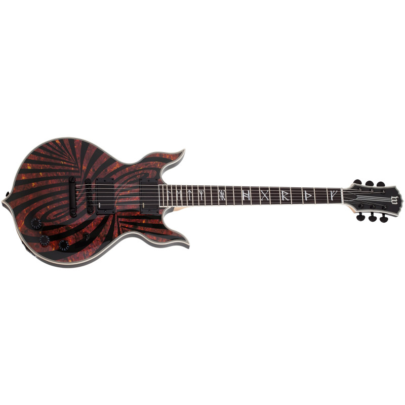 Schecter Heathen Grail Buzzsaw Rawtop Tortoise Black Blizzard