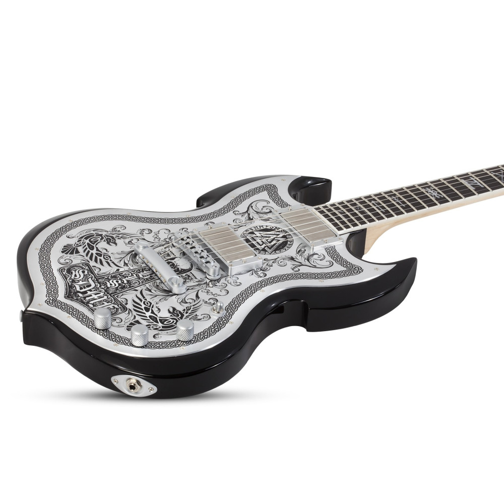 Schecter IronWorks Barbarian Black Burst